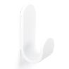 PERCHA TOK 40X100X47 BLANCO MATE  CON ADHESIVO 3M. RESISTENCIA 5KGS.
