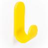 PERCHA TOK 40X100X47 AMARILLO  CON ADHESIVO 3M. RESISTENCIA 5KGS. (CAJA 6)
