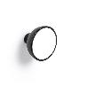 PERCHA BOL Ø45 NEGRO MATE/BLANCO MATE (CAJA 12)