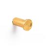 PERCHA ROUND D28 LATON CEPILLADO