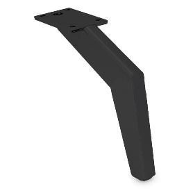 PATA METÁLICA MODELO KATAR ACABADO NEGRO MATE ALTURA H160