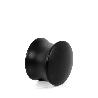 POMO ZAMAK MODELO PRESCOTT ACABADO ORO SATINADO Y NEGRO MATE ACABADO NEGRO MATE DIST. AGUJERO Ø30
