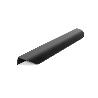 TIRADOR ALUMINIO MODELO BIEL ACABADOS NIQUEL CEPILLADO Y NEGRO MATE ACABADO NEGRO MATE DIST. AGUJERO DIST. 256MM.