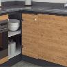 BISAGRA ALUMINIO RINCOPLUS40 700/900 ESPECIAL PARA RINCÓN RINCOPLUS 700MM ACABADO BLANCO BRILLO