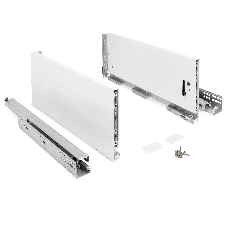 CAJÓN QUBE PUSH EXTRACCIÓN TOTAL ACABADO BLANCO H90, H120, H185 MEDIDA CAJÓN 400 ALTURA CAJÓN H185