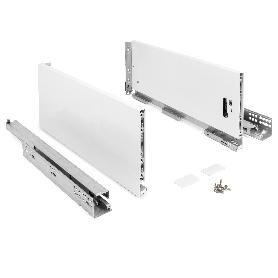 CAJÓN QUBE PUSH EXTRACCIÓN TOTAL ACABADO BLANCO H90, H120, H185 MEDIDA CAJÓN 350 ALTURA CAJÓN H185