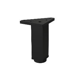 PATA ALUMINIO MODELO LAOS ACABADO NEGRO ALTURA H120 (CAJA 4)