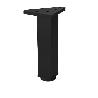 PATA ALUMINIO MODELO LAOS ACABADO NEGRO ALTURA H180 (CAJA 4)