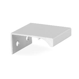 TIRADOR ALUMINIO MODELO VICO ACABADOS PLATA MATE, ANODIZADO BRILLO, NEGRO Y BLANCO MATE ACABADO PLATA MATE DIST. AG