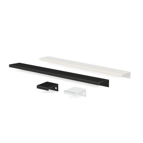 TIRADOR ALUMINIO MODELO VICO ACABADOS PLATA MATE, ANODIZADO BRILLO, NEGRO Y BLANCO MATE ACABADO ANODIZADO BR DIST. 