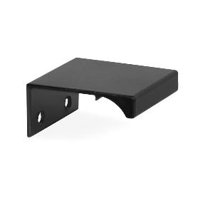TIRADOR ALUMINIO MODELO VICO ACABADOS PLATA MATE, ANODIZADO BRILLO, NEGRO Y BLANCO MATE ACABADO NEGRO MATE DIST. AG
