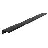 TIRADOR ALUMINIO MODELO VICO ACABADOS PLATA MATE, ANODIZADO BRILLO, NEGRO Y BLANCO MATE ACABADO NEGRO MATE DIST. AG