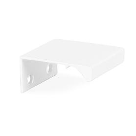 TIRADOR ALUMINIO MODELO VICO ACABADOS PLATA MATE, ANODIZADO BRILLO, NEGRO Y BLANCO MATE ACABADO BLANCO MATE DIST. A