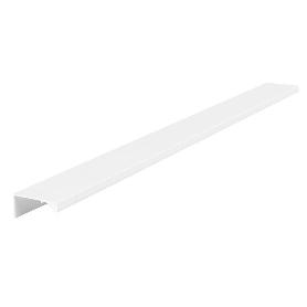 TIRADOR ALUMINIO MODELO VICO ACABADOS PLATA MATE, ANODIZADO BRILLO, NEGRO Y BLANCO MATE ACABADO BLANCO MATE DIST. A