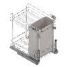 BOTELLERO PANERO CLASSIC M300 CROMO  CON GUIA OCULTA CA, EXTRACCIÓN PARCIAL 25KG. SP16-19. MODULO MODULO 300