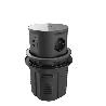 TORRE TELESCÓPICA NET 3TT+USB+CARGA GRIS  (3TT+2USB-A+1USB-C+CARGA INALAMBRICA)