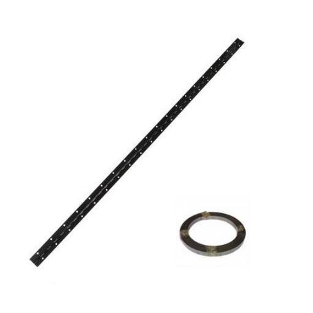 ROLLO 5M /25M BISAGRA PIANO ACABADO NEGRO ROLLO 5 METROS BISAGRA PIANO 40X0.7MM