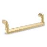TIRADOR ZAMAK MODELO CELSO ACABADOS NEGRO MATE Y ORO SATINADO ACABADO ORO SATINADO DIST. AGUJERO DIST. 160MM.