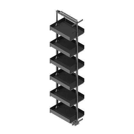COLUMNA EXTRAÍBLE BANDEJERO MODELO NOVA FLAT MODULO MODULO 400 ALTO NOVA FLAT 1900 - 2300