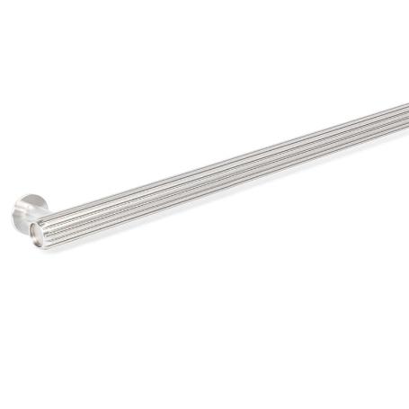 TIRADOR ALUMINIO MODELO RILLE T 55X38 ACABADO EFECTO INOX, LATON OSCURO CEPILLADO, NEGRO CEPILLADO ACABADO EFECTO I