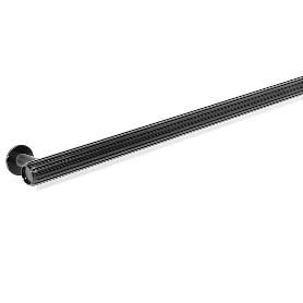 TIRADOR ALUMINIO MODELO RILLE T 55X38 ACABADO EFECTO INOX, LATON OSCURO CEPILLADO, NEGRO CEPILLADO ACABADO NEGRO CE