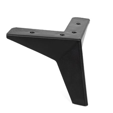 PATA PLÁSTICO MODELO TOGO 130X130 ACABADO BLANCO MATE, NEGRO MATE, MADERA ACABADO NEGRO MATE ALTURA H120