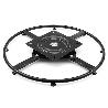 BASTIDOR PLATO GIRATORIA RETORNO 250X250 NEGRO D600MM