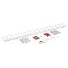 LÁMPARA LED SMARTY PIR ACABADO PLATA MATE LARGO 405