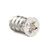 TORNILLO EURO 6.3X13 Ø CABEZA 7.2MM NIQUEL (CAJA 100)