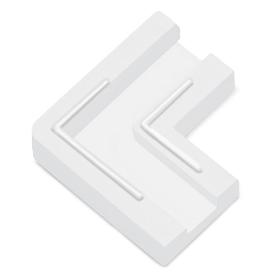 CONECTOR RÁPIDO ESQUINA LED/COB 8MM