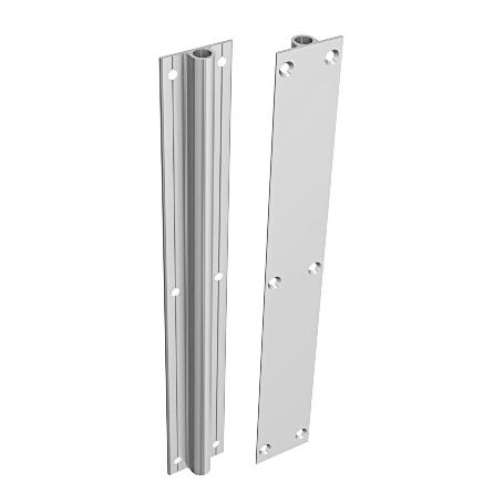 KIT ENDEREZADOR DE ALUMINIO MODELO ANNIE ACABADO PLATA (CAJA 2)
