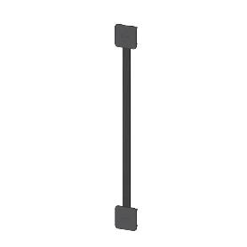 KIT ENDEREZADOR CON TAPA ALTURA 2330MM REGULACIÓN SUPERIOR ACABADO NEGRO (CAJA 2)