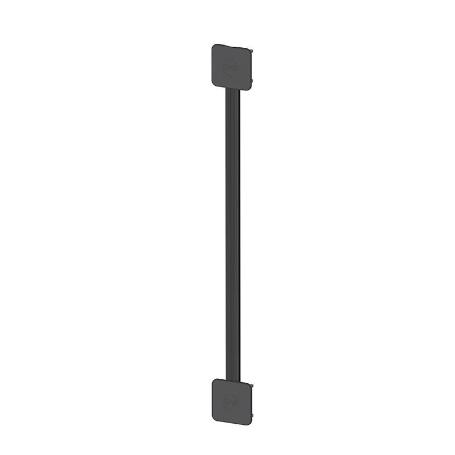 KIT ENDEREZADOR CON TAPA ALTURA 2330MM REGULACIÓN SUPERIOR ACABADO NEGRO (CAJA 2)