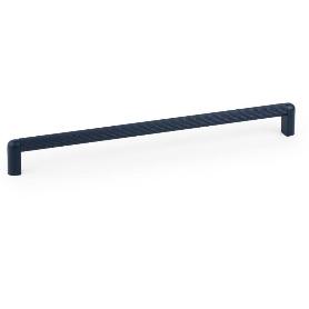 TIRADOR MODELO RISS MINI ACABADOS MARRÓN, GRIS, ROJO Y AZUL ACABADO AZUL DIST. AGUJERO DIST. 320MM.
