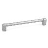 TIRADOR ALUMINIO MODELO LINKK ACABADO NEGRO CEPILLADO, INOX, LATON CEPILLADO, ACABADO EFECTO INOX DIST. AGUJERO DIS