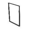 PATA AJUSTABLE MODELO ISLA A580-800 H80-H960 ACABADO NEGRO ANCHO 800