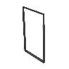 PATA AJUSTABLE MODELO ISLA A580-800 H80-H960 ACABADO NEGRO ANCHO 800