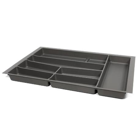 CUBERTERO MODELO AURO PARA CAJÓN MÓDULO 300 - 1000 ACABADO ANTRACITA/BLANCO MODULO MODULO 800 ACABADO ANTRACITA