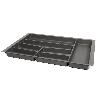 CUBERTERO MODELO AURO PARA CAJÓN MÓDULO 300 - 1000 ACABADO ANTRACITA/BLANCO MODULO MODULO 800 ACABADO ANTRACITA