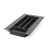 CUBERTERO MODELO AURO PARA CAJÓN MÓDULO 300 - 1000 ACABADO ANTRACITA/BLANCO MODULO MODULO 800 ACABADO ANTRACITA