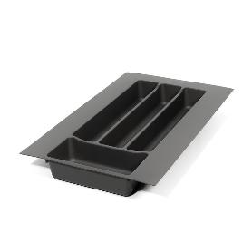 CUBERTERO MODELO AURO PARA CAJÓN MÓDULO 300 - 1000 ACABADO ANTRACITA/BLANCO MODULO MODULO 300 ACABADO ANTRACITA