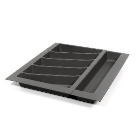 CUBERTERO MODELO AURO PARA CAJÓN MÓDULO 300 - 1000 ACABADO ANTRACITA/BLANCO ACABADO ANTRACITA MODULO MODULO 500