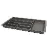 CUBERTERO MODELO AURO PARA CAJÓN MÓDULO 300 - 1000 ACABADO ANTRACITA/BLANCO MODULO MODULO 900 ACABADO ANTRACITA