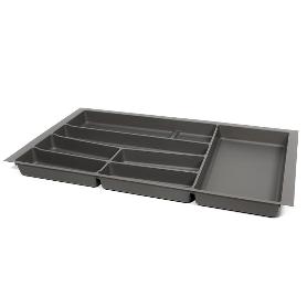CUBERTERO MODELO AURO PARA CAJÓN MÓDULO 300 - 1000 ACABADO ANTRACITA/BLANCO MODULO MODULO 1000 ACABADO ANTRACITA