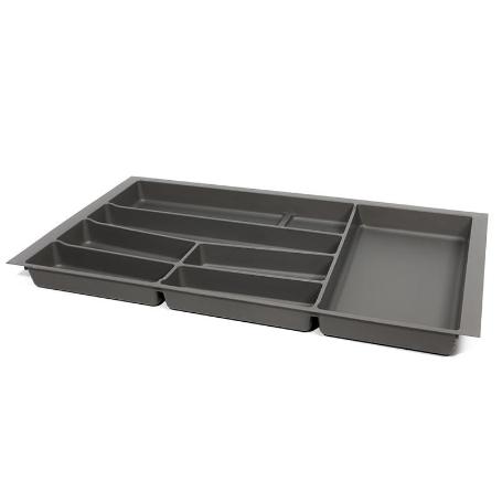 CUBERTERO MODELO AURO PARA CAJÓN MÓDULO 300 - 1000 ACABADO ANTRACITA/BLANCO MODULO MODULO 1000 ACABADO ANTRACITA
