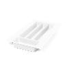 CUBERTERO MODELO AURO PARA CAJÓN MÓDULO 300 - 1000 ACABADO ANTRACITA/BLANCO ACABADO BLANCO MODULO MODULO 350