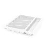 CUBERTERO MODELO AURO PARA CAJÓN MÓDULO 300 - 1000 ACABADO ANTRACITA/BLANCO ACABADO BLANCO MODULO MODULO 500