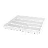 CUBERTERO MODELO AURO PARA CAJÓN MÓDULO 300 - 1000 ACABADO ANTRACITA/BLANCO MODULO MODULO 600 ACABADO BLANCO