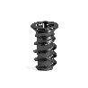 TORNILLO EURO 6.3X11 / 6.3X13 Ø CABEZA 7.2MM ACABADO NEGRO LARGO 13MM DIÁMETRO 6.3