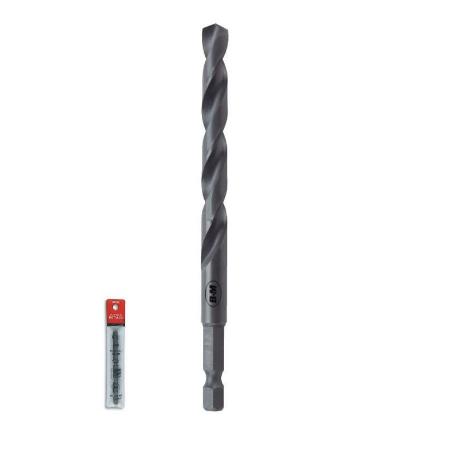 BROCA HSS DIN-338N M/HEX 1/4 6MM / 8MM / 10MM MEDIDAS 10MM